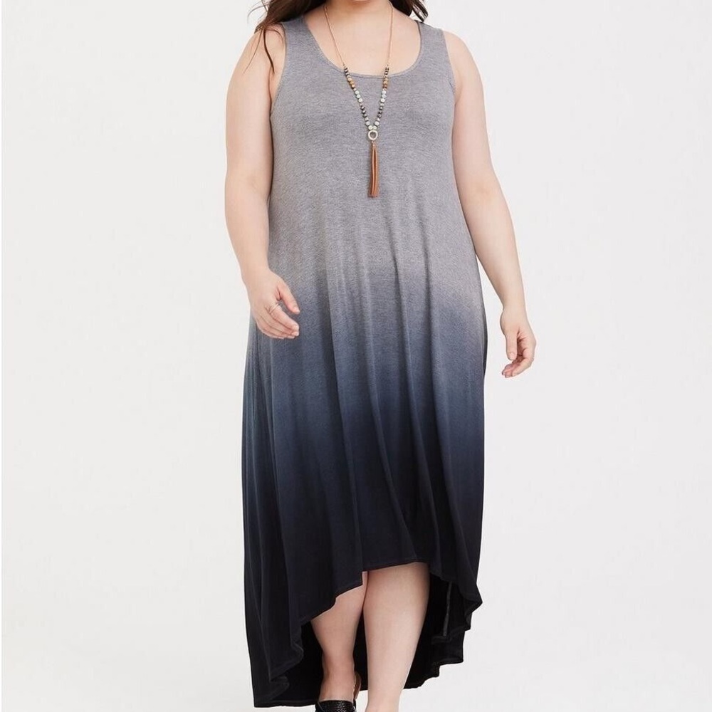 Gray ombré dress